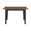 Joplin Walnut and Ebony Dining Room Table