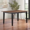 Joplin Walnut and Ebony Dining Room Table