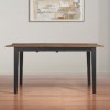 Joplin Walnut and Ebony Dining Room Table