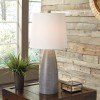 Shavontae Poly Table Lamp (Gray) (Set of 2)