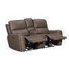 Hancock Bette Hazel Zero Gravity Power Reclining Console Loveseat w/ Power Headrest and Power Lumbar
