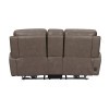 Hancock Bette Hazel Zero Gravity Power Reclining Console Loveseat w/ Power Headrest and Power Lumbar