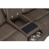 Hancock Bette Hazel Zero Gravity Power Reclining Console Loveseat w/ Power Headrest and Power Lumbar