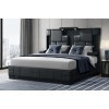 Oscar Black Upholstered Bed