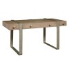 Industrial Contemporary Desk with Drawers