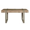 Industrial Contemporary Desk with Drawers