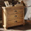Willow Upholstered Bedroom Set (Distressed Pine)