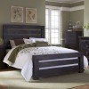 Willow Slat Bed (Distressed Black)