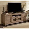 Willow 74 Inch Entertainment Console (Weathered Gray)