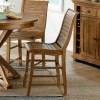 Willow Counter Height Chair (Set of 2) (Distressed Pine)