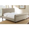 Swanson Upholstered Bed (Sand)