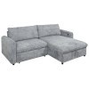Finn Gray Sectional w/ Pop Up Sleeper
