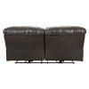 Hallstrung Gray Power Reclining Sofa w/ Adjustable Headrests