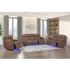 Carrow Power Reclining Living Room Set w/ Power Headrests, Stereo and Massage
