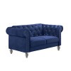 Emma Crystal Living Room Set (Blue)