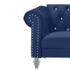 Emma Crystal Living Room Set (Blue)