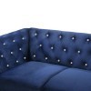 Emma Crystal Living Room Set (Blue)