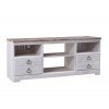 Willowton Large TV Stand w/ Fireplace and Audio Option