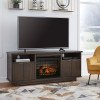 Brazburn Large TV Stand w/ Infrared Fireplace