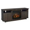 Brazburn Large TV Stand w/ Infrared Fireplace