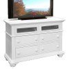 Cottage Traditions Entertainment Dresser (White)