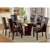 Manhattan I Oval Dining Room Set w/ Brown Chairs