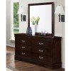 Louis Philippe Youth Bedroom Set (Cappuccino)
