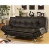 Contemporary Sofa Bed Set (Black)