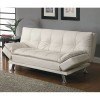 Contemporary Sofa Bed Set (White)