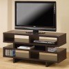 Cappuccino TV Console with Open Storage