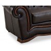 262 Brown Leather Living Room Set