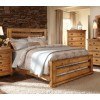 Willow Slat Bed (Distressed Pine)