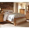 Willow Upholstered Bed (Distressed Pine)