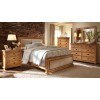 Willow Upholstered Bedroom Set (Distressed Pine)