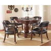 Tournament Game Table Set w/ Black Chairs
