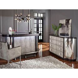 City Chic Curved Glass/ Gator Bar Set
